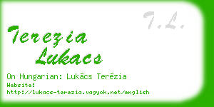 terezia lukacs business card